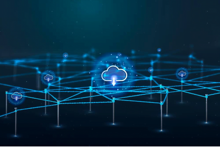 ilustrasi cloud dalam data management